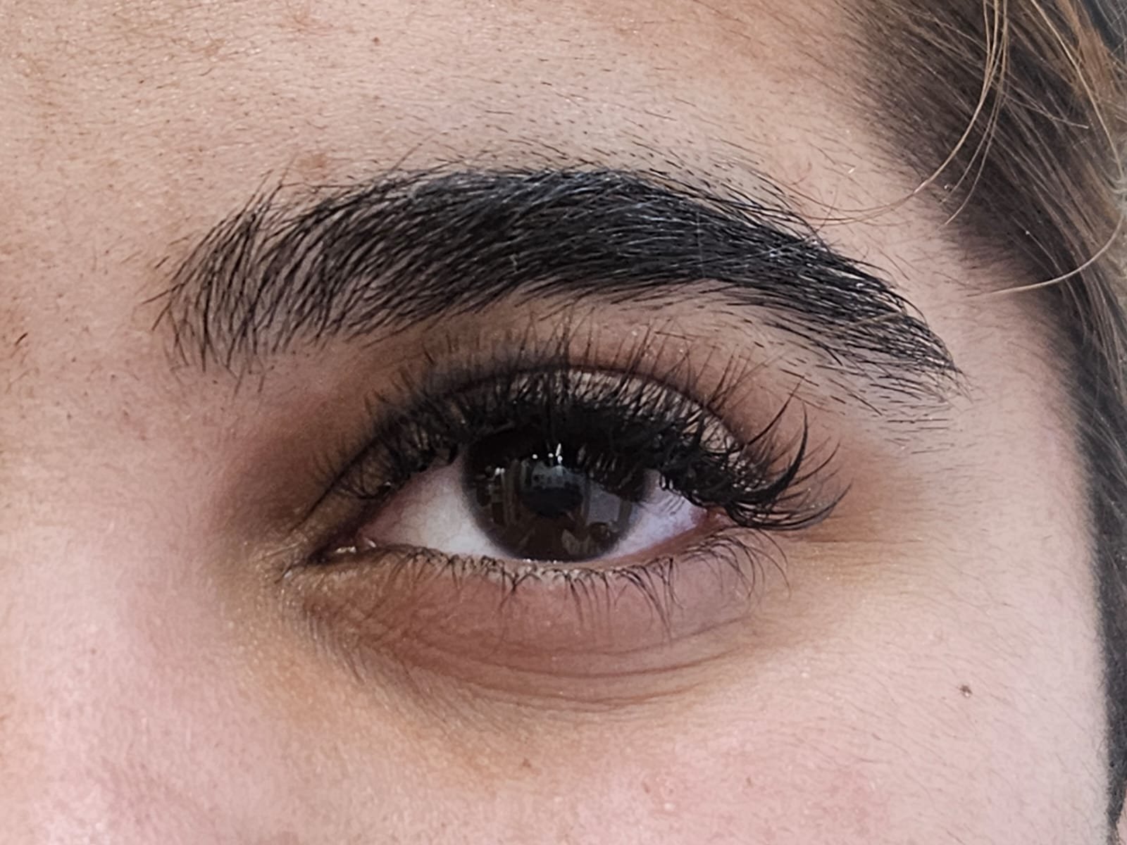 Natural lash extensions result at Beloved Beauty Salon Dubai