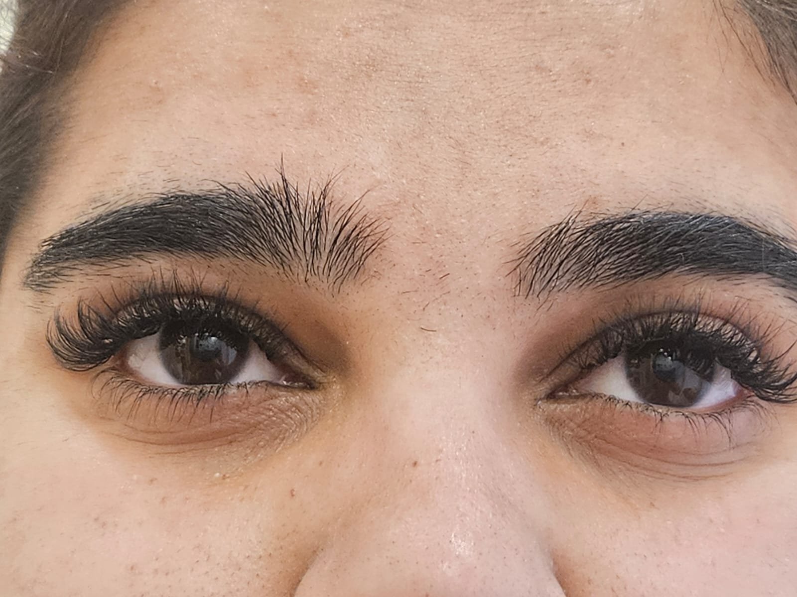 Volume lash extensions result at Beloved Beauty Salon Dubai