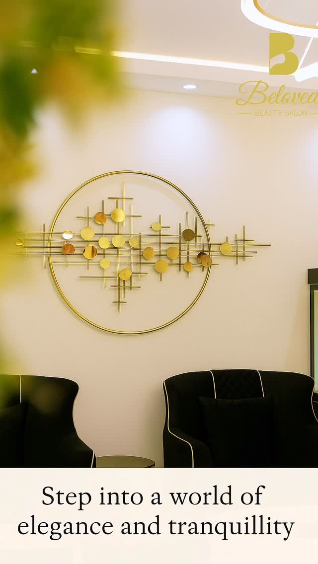 Beloved Beauty Salon elegant reception and seating area, International City, Dubai